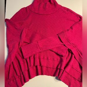 We The Free pink sweater